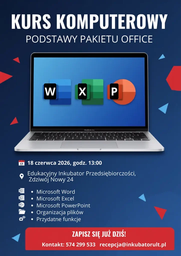 Bezpłatny kurs komputerowy – poznaj podstawy pakietu Microsoft Office
